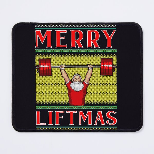 Item preview, Merry Liftmas - Fun Gym Working LIfting Ugly Festive Design designed and sold by madtoyman.