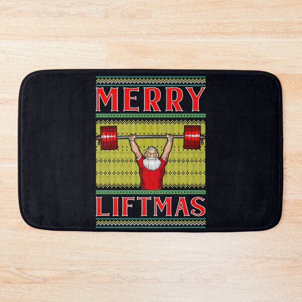 Item preview, Merry Liftmas - Fun Gym Working LIfting Ugly Festive Design designed and sold by madtoyman.
