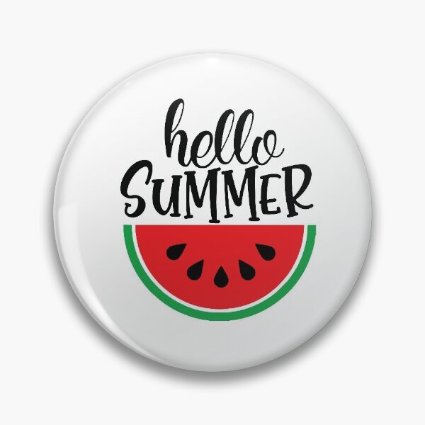 Item preview, Hello Summer watermelon Fun Rruits Juice Fun Funny Swan Love Valentine Summer Gift Art Design Happy Life Apparel Essential Motivation Inspiration Joy Mood  designed and sold by DesignByHeartUK.