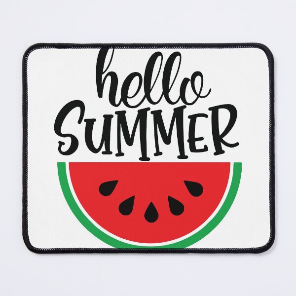 Item preview, Hello Summer watermelon Fun Rruits Juice Fun Funny Swan Love Valentine Summer Gift Art Design Happy Life Apparel Essential Motivation Inspiration Joy Mood  designed and sold by DesignByHeartUK.