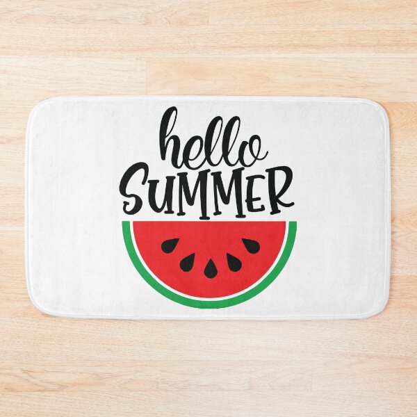 Item preview, Hello Summer watermelon Fun Rruits Juice Fun Funny Swan Love Valentine Summer Gift Art Design Happy Life Apparel Essential Motivation Inspiration Joy Mood  designed and sold by DesignByHeartUK.