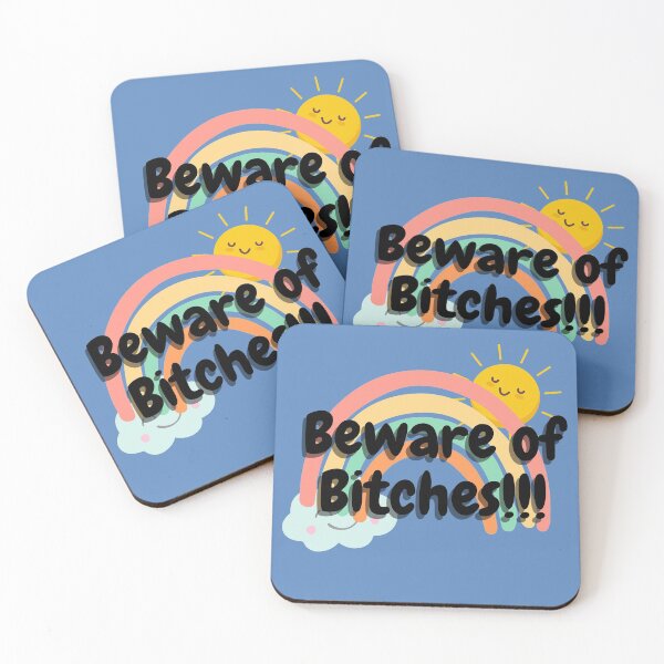 Item preview, Beware of Bitches cute and funny classic by Spacewalker designed and sold by Space--walker.