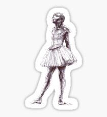 Little Dancer Ballpoint Pen Drawing Sticker