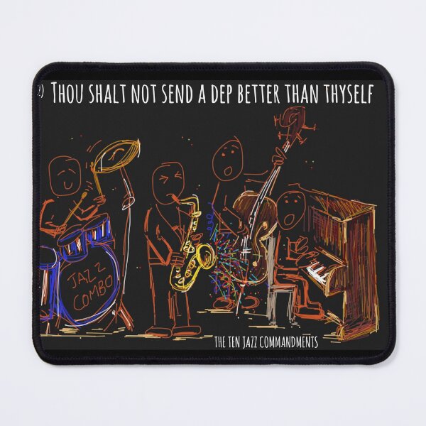 Item preview, 2) Thou Shalt Not... designed and sold by Corry Bros Jazz Stuff Shop.