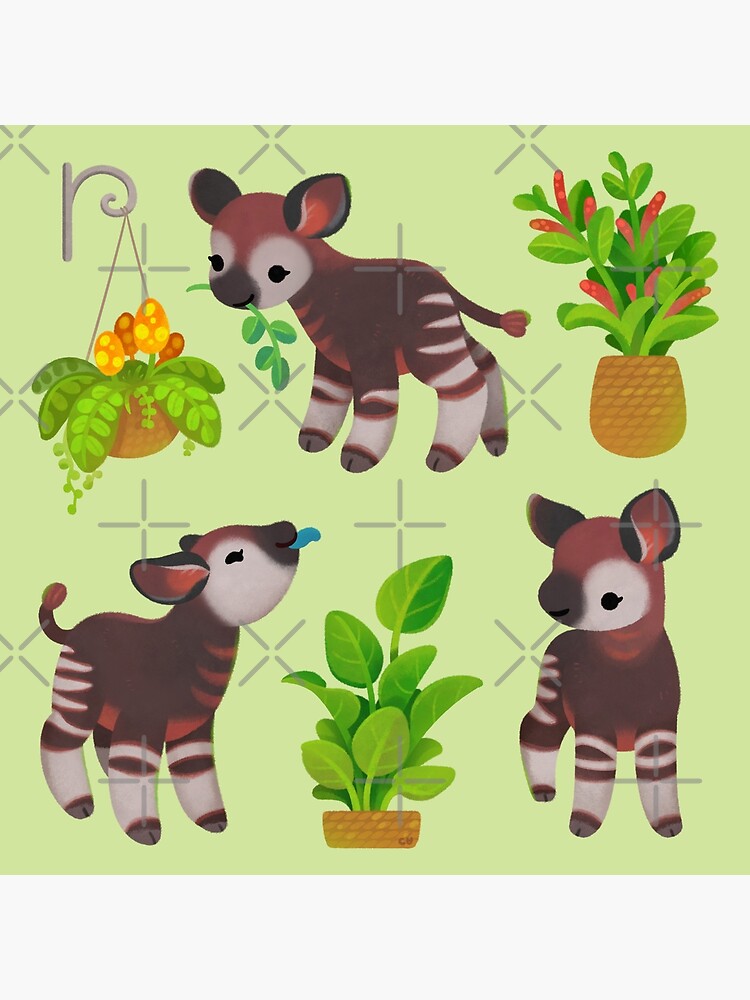 Blive ved Bærbar aborre Okapi" Poster for Sale by pikaole | Redbubble