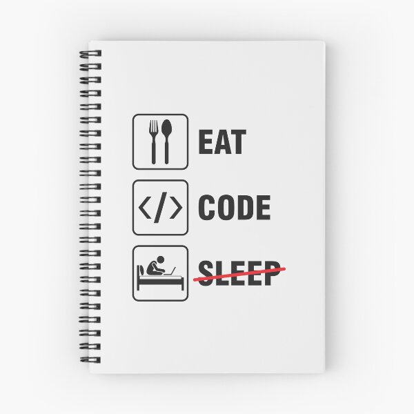 Item preview, eat. code. sleep. (light) designed and sold by bantaam.