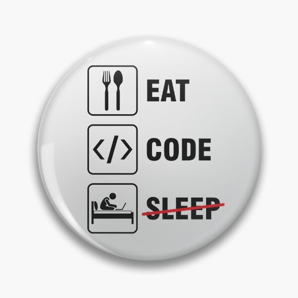 Item preview, eat. code. sleep. (light) designed and sold by bantaam.