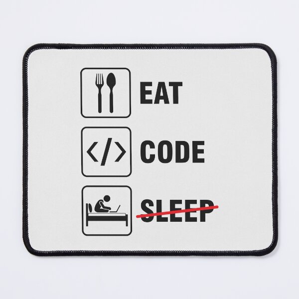 Item preview, eat. code. sleep. (light) designed and sold by bantaam.