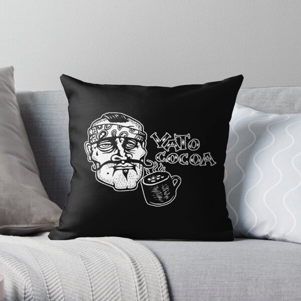 Vato Cocoa Throw Pillow