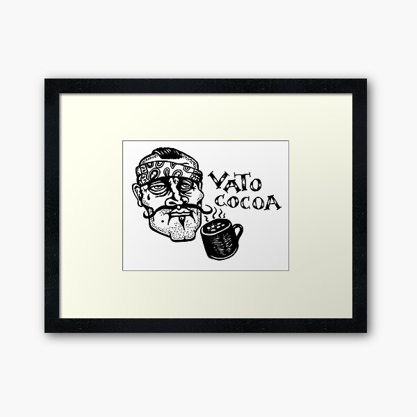 Vato Cocoa Framed Art Print