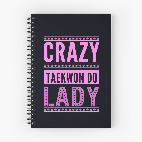 Item preview, Crazy Taekwon-Do Lady - Female Korean Martial Art designed and sold by madtoyman.