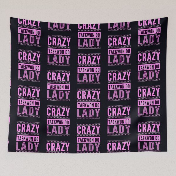 Item preview, Crazy Taekwon-Do Lady - Female Korean Martial Art designed and sold by madtoyman.