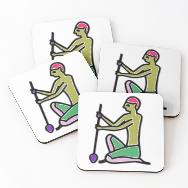 Item preview, Hieroglyphics, Egyptian figure, Colored Hieroglyphics, warrior designed and sold by Nostrathomas66.