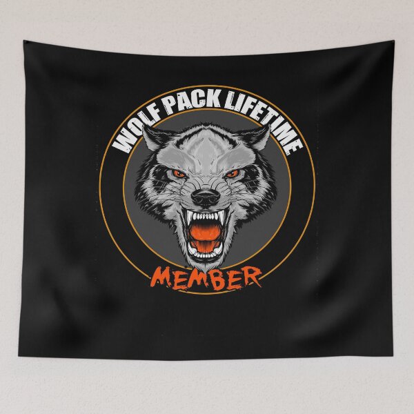 Item preview, Wolf Pack Lifetime Member designed and sold by TeesForTheWorld.