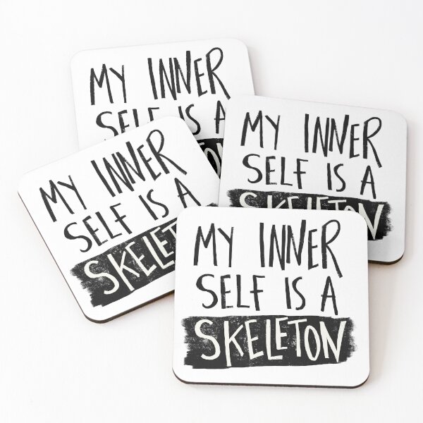 Item preview, My inner self is a skeleton designed and sold by Matt Corrigan.