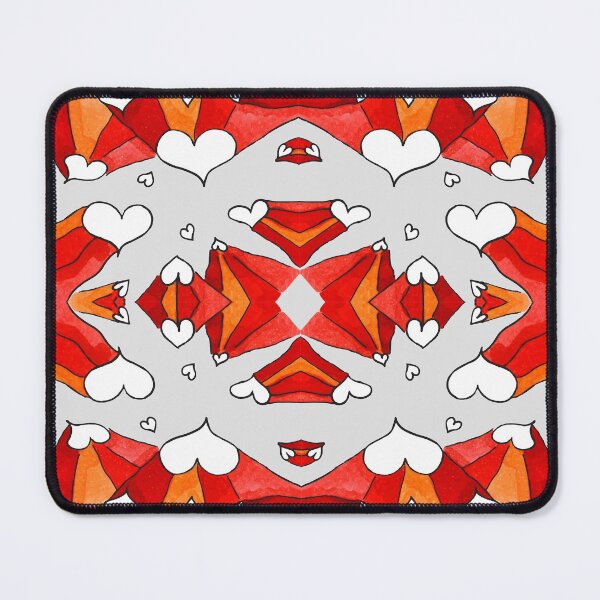 Item preview, Colorful flying Hearts pattern designed and sold by kallyfactory.