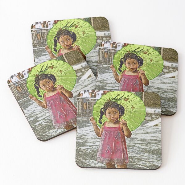 Item preview, Small girl with parasol designed and sold by Photopat.
