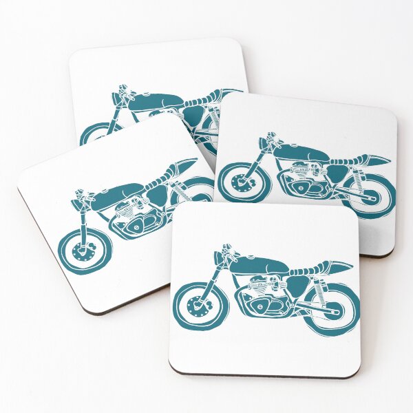 Item preview, Vintage Hand drawn CafeRacer | Vintage Motorcycle designed and sold by thesmokeydogs.