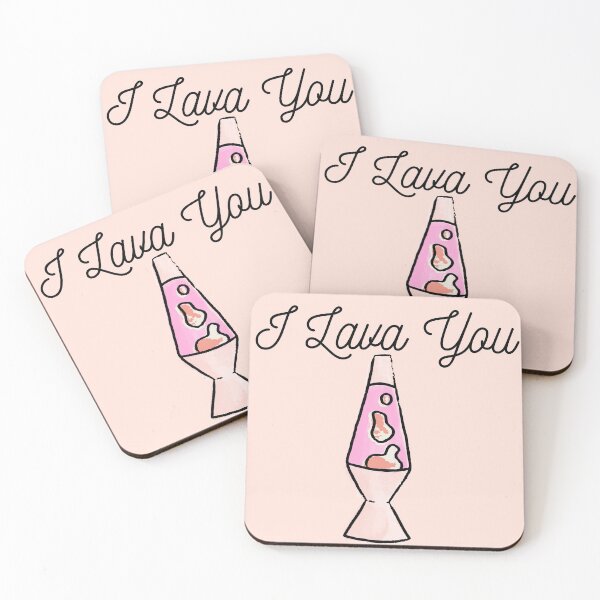 Item preview, I Love You Lava Lamp Pun designed and sold by mainsqueezemar.