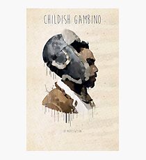 Childish Gambino Droplet Photographic Print