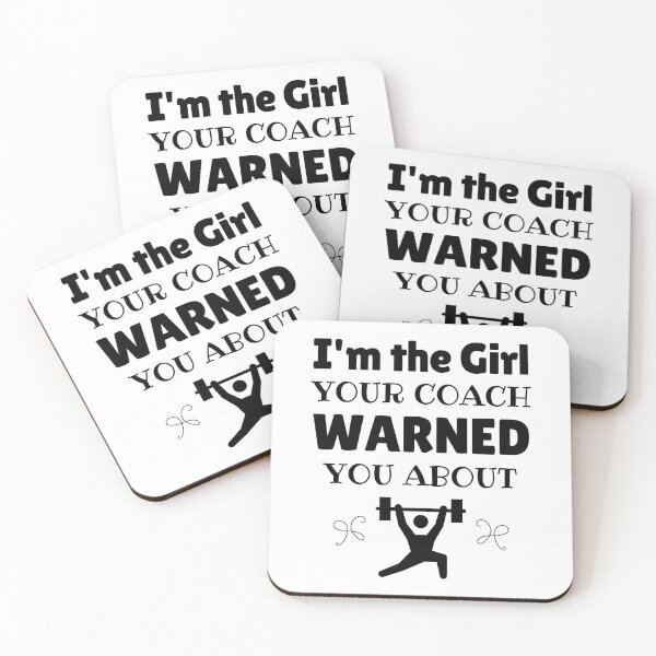 Item preview, Weightlifting: I'm the girl your coach warned you about designed and sold by TheGreenGoat.