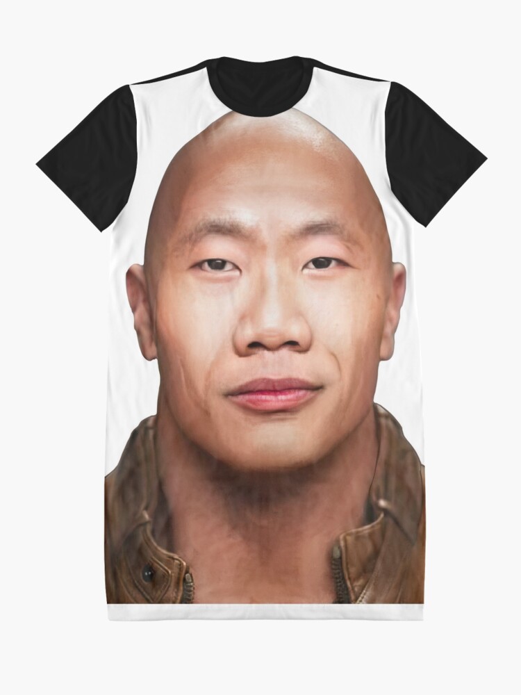 Dwayne The Wok Johnson The Wock In Chinese Social Credit Points Meme Vs John Xina Graphic T 1304