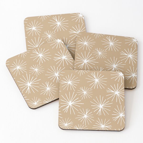 Item preview, Beige & White Sparkle Pattern design  designed and sold by mindmaster007.