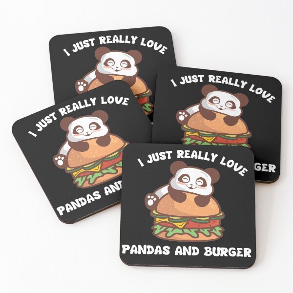 Item preview, I Just Really Love Pandas And Burger - Panda  Bueger Lover designed and sold by YueHeng Creates ⭐⭐⭐⭐⭐.