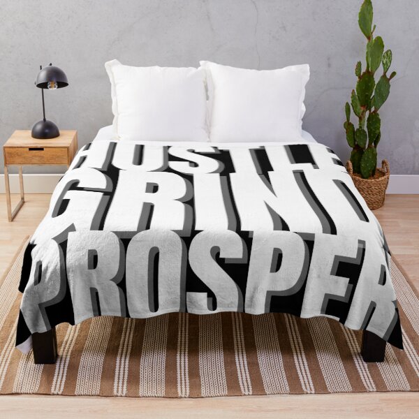 Item preview, Hustle Grind Prosper shadow designed and sold by KingsManKind.