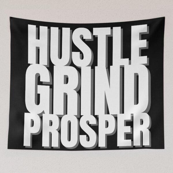 Item preview, Hustle Grind Prosper shadow designed and sold by KingsManKind.
