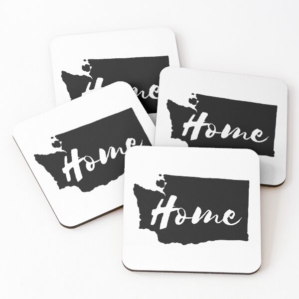 Item preview, Washington Cursive Home State Outline designed and sold by KARAKATE.