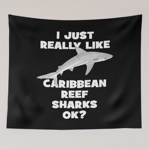 Item preview, Caribbean reef shark designed and sold by NicGrayGraphic.
