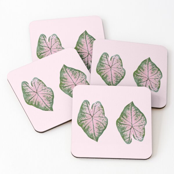 Item preview, Caladium Pink Splash designed and sold by mooneko.