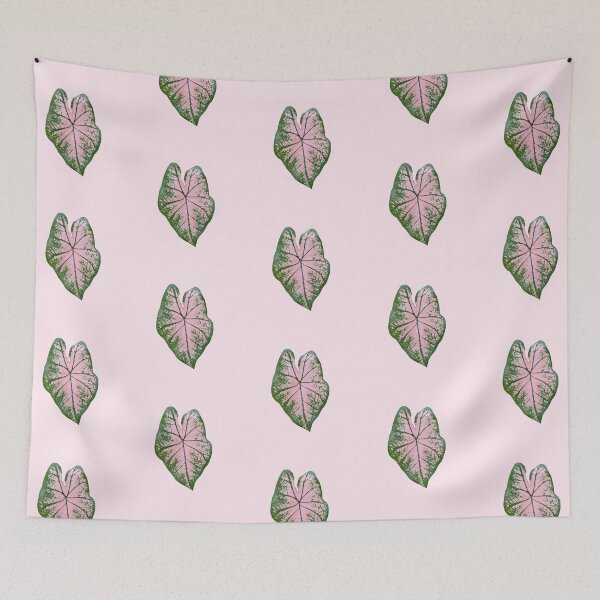 Item preview, Caladium Pink Splash designed and sold by mooneko.