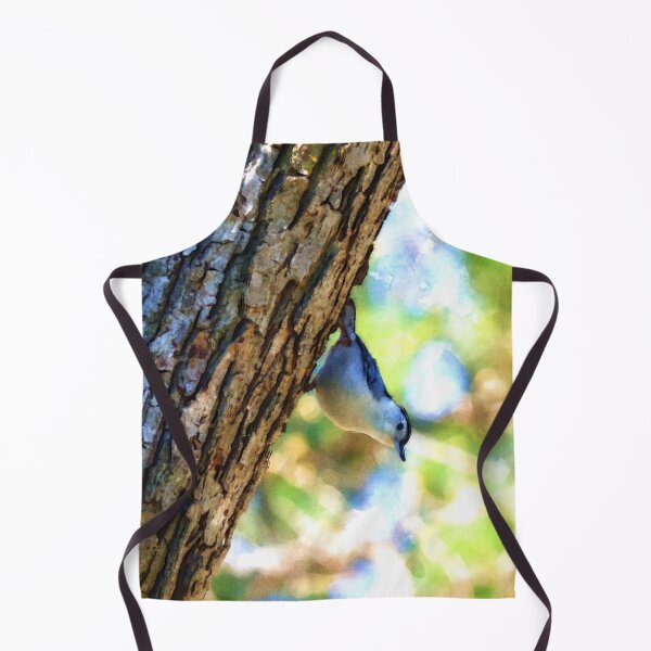 Item preview, White Breasted Nuthatch Watercolor Painting designed and sold by Zurickdesigns.