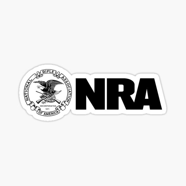 "NRA National Rifle Association" Sticker for Sale by CarsNStuff Redbubble