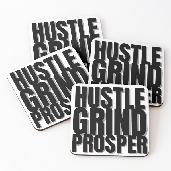 Item preview, Hustle Grind Prosper shadow 2 designed and sold by KingsManKind.
