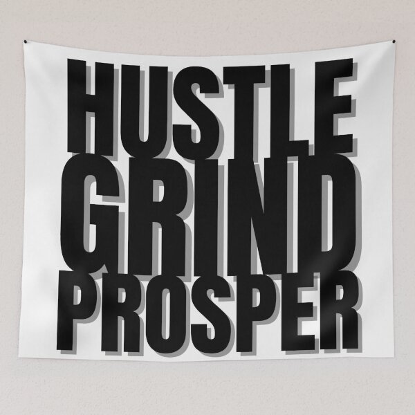 Item preview, Hustle Grind Prosper shadow 2 designed and sold by KingsManKind.