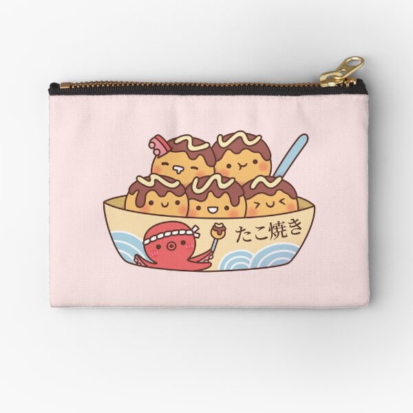 Item preview, Kawaii Japanese Food Takoyaki Octopus Balls designed and sold by rustydoodle.