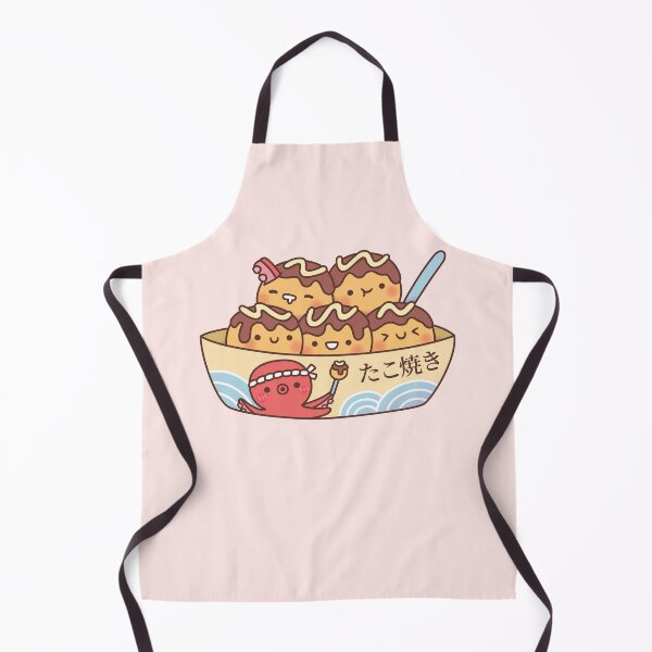 Item preview, Kawaii Japanese Food Takoyaki Octopus Balls designed and sold by rustydoodle.