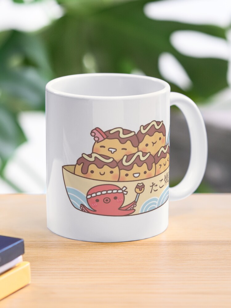 Axolotl Kawaii Japanese Food Front & Back Coffee Mug