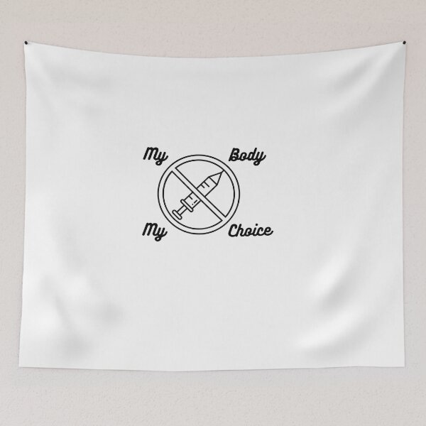 Item preview, My Body my choice  Stickers/T-shirt. NO vaccine, no vaccine stickers, no vaccine t(shirt, no vaccination, body, choice, happy, hello, no, No Vaccine Mandates Shirt designed and sold by simostore1.