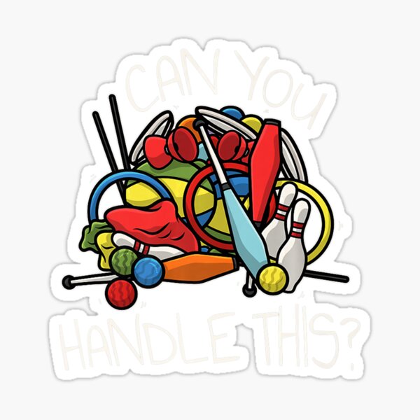 Item preview, A Bunch of Juggling Equipment Juggler designed and sold by EvaDietrich.