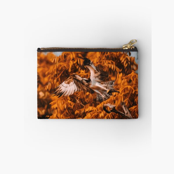 Item preview, Osprey in Flight Autumn Oil Painting designed and sold by Zurickdesigns.