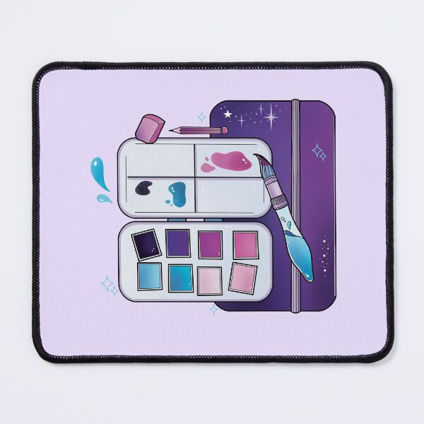 Item preview, Traveling artist sketch book and watercolor set designed and sold by Texdoodles.