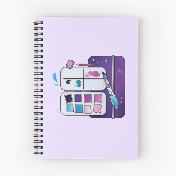 Item preview, Traveling artist sketch book and watercolor set  designed and sold by Texdoodles.