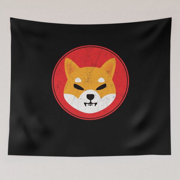 Item preview, SHIB shiba inu coin distressed crypto designed and sold by RoguePixel.