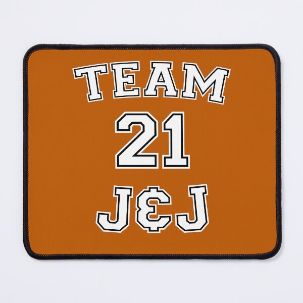 Item preview, Vaccine pride: Team J&J (white college/varsity jersey typeface) designed and sold by Ofeefee.