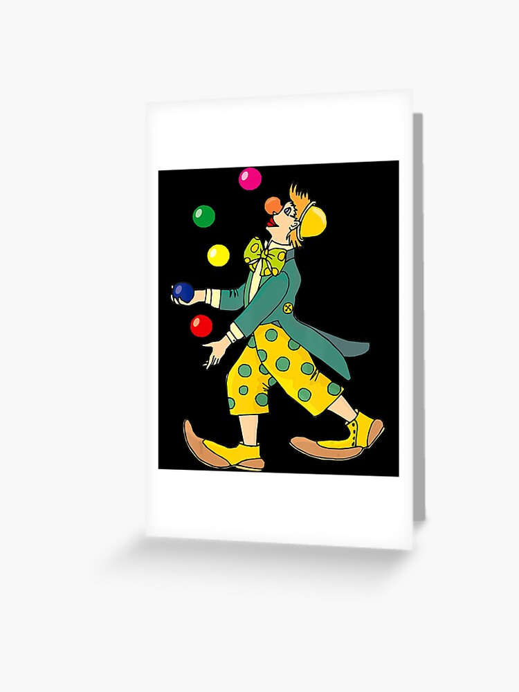 Clown Juggling T-Shirt Juggler Balls Jester Circus Comedy Clown Juggling T-Shirt Juggler Balls Jester Circus Comedy