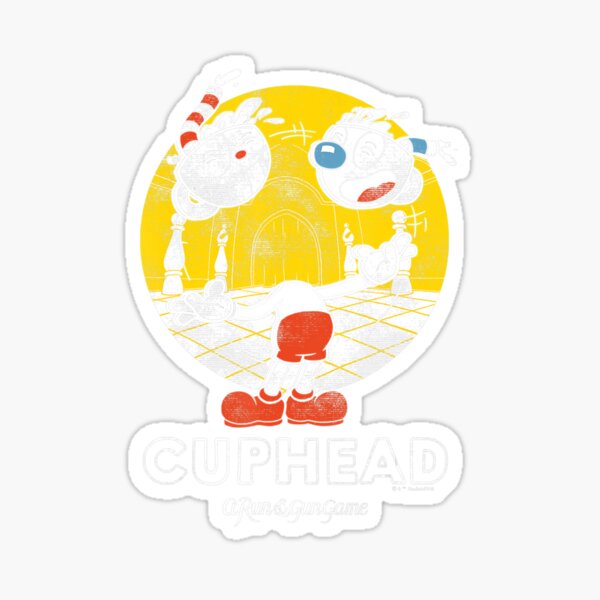 Item preview, Cuphead With Mugman Head Juggling designed and sold by EvaDietrich.